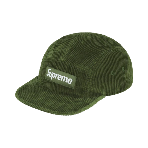 Supreme Corduroy Camp Cap 'Olive'