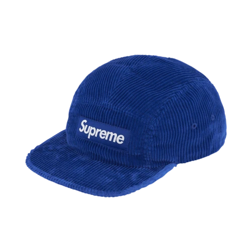 Supreme Corduroy Camp Cap 'Royal'