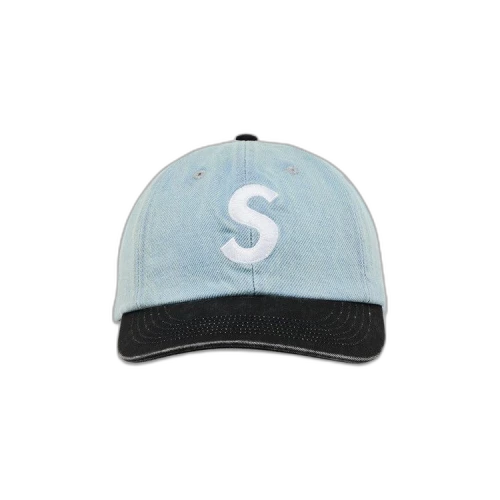 Supreme Pigment Coated 2-Tone S Logo 6-Panel 'Denim'