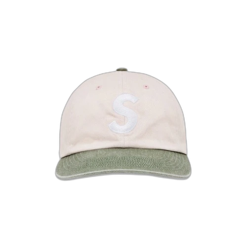 Supreme Pigment Coated 2-Tone S Logo 6-Panel 'Light Pink'
