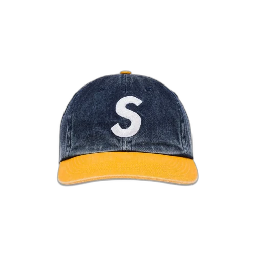 Supreme Pigment Coated 2-Tone S Logo 6-Panel 'Navy'