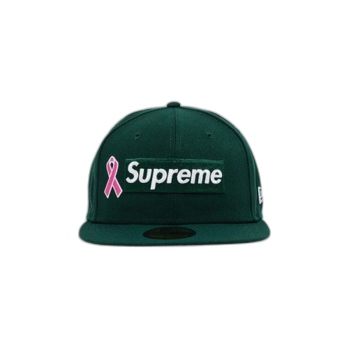 Supreme New Era Breast Cancer Awareness Box Logo 'Dark Green'