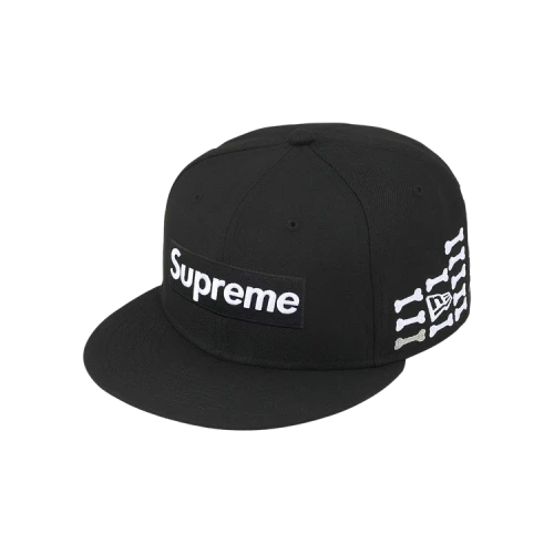 Supreme Bones Box Logo New Era 'Black'