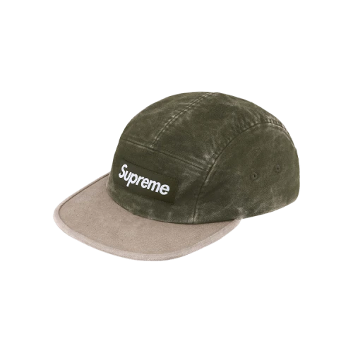 Supreme 2-Tone Moleskin Camp Cap 'Dark Olive'