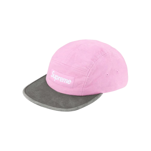Supreme 2-Tone Moleskin Camp Cap 'Light Pink'