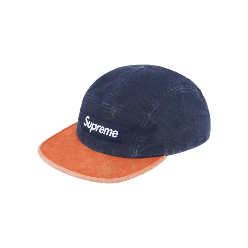Supreme 2-Tone Moleskin Camp Cap 'Navy'
