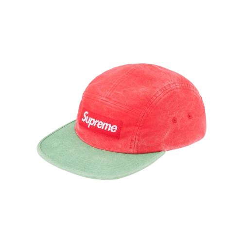 Supreme 2-Tone Moleskin Camp Cap 'Red'