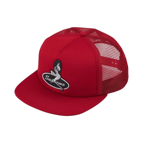 Supreme Pinup Mesh Back 5-Panel 'Red'