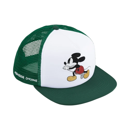 Supreme x Number (N)Ine x Mickey Mouse Mesh Back 5-Panel 'Green'