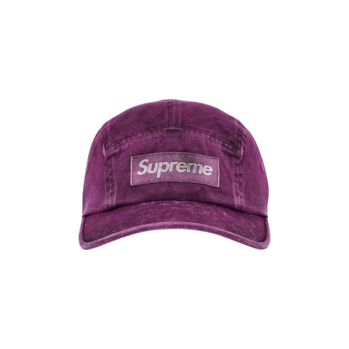 Supreme Overdyed Camp Cap 'Plum'