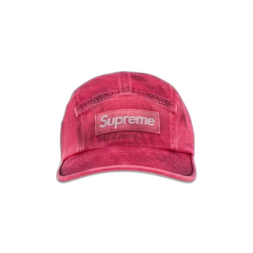 Supreme Overdyed Camp Cap 'Red'
