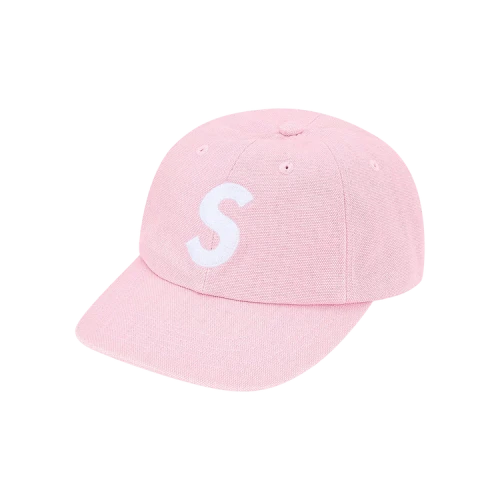 Supreme Pigment Coated Canvas S Logo 6-Panel 'Light Pink'