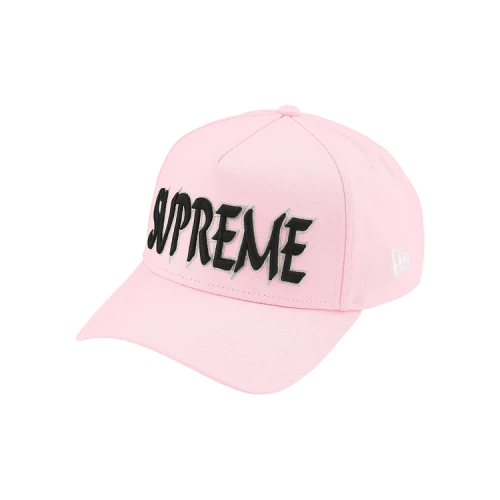 Supreme Sharp Spellout Adjustable New Era 'Light Pink'