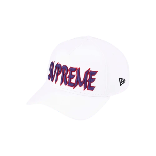 Supreme Sharp Spellout Adjustable New Era 'White'