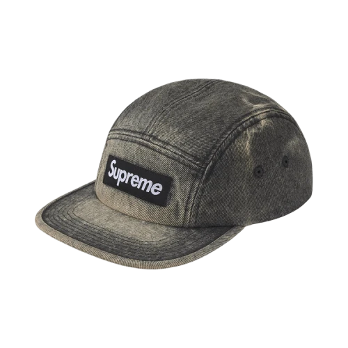 Supreme Denim Camp Cap 'Washed Black'