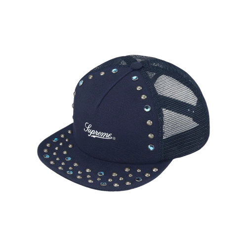 Supreme x B.B. Simon Studded Mesh Back 5-Panel 'Navy'
