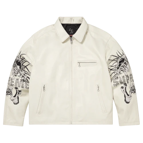 Supreme x Y’s Leather Jacket 'White'