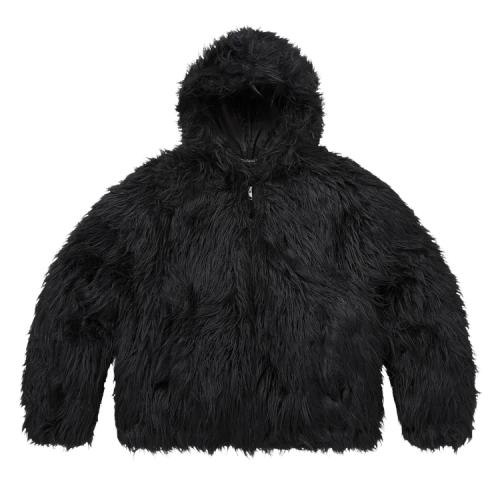 Supreme x Y’s Faux Fur Windstopper Hooded Bomber Jacket 'Black'
