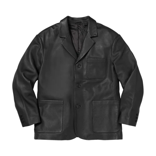 Supreme Leather Blazer 'Black'