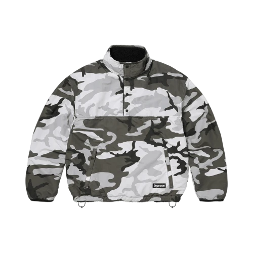 Supreme Polartec Shearling Reversible Pullover 'Black'