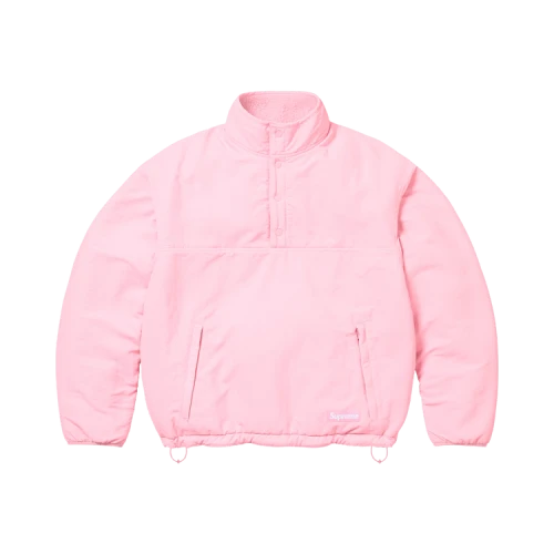 Supreme Polartec Shearling Reversible Pullover 'Pink'