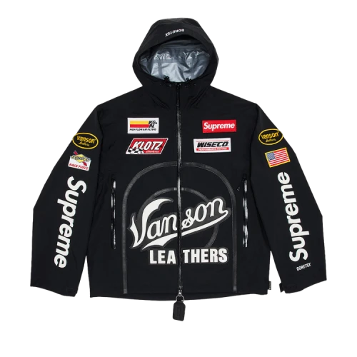 Supreme x Vanson Leathers GORE-TEX Shell Jacket 'Black'
