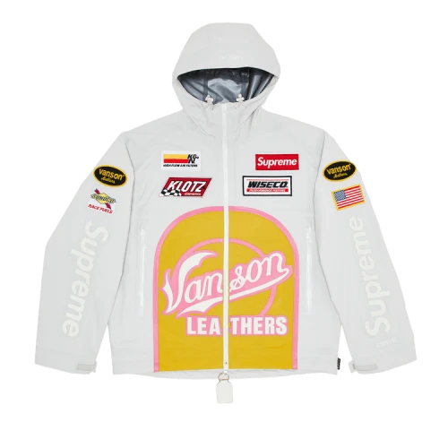Supreme x Vanson Leathers GORE-TEX Shell Jacket 'White'