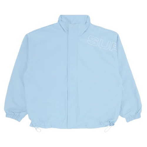Supreme Spellout Embroidered Ripstop Track Jacket 'Light Blue'