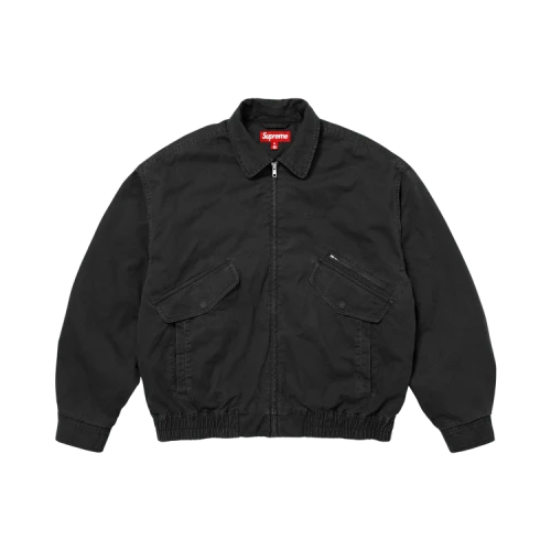 Supreme Hooded Utility Jacket 'Black'