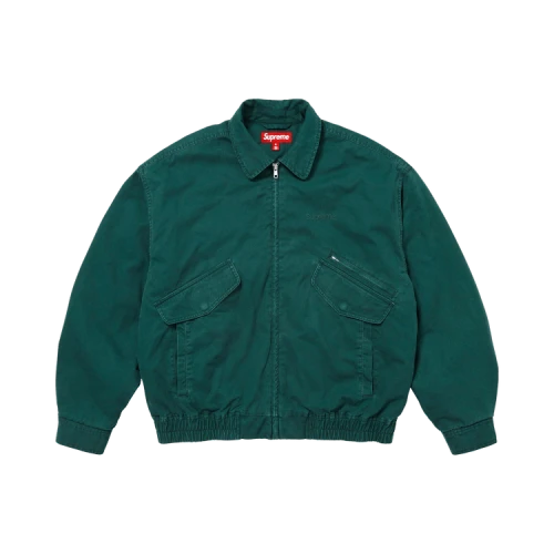 Supreme Hooded Utility Jacket 'Dark Green'