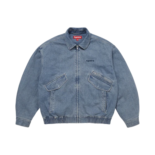 Supreme Hooded Utility Jacket 'Denim'