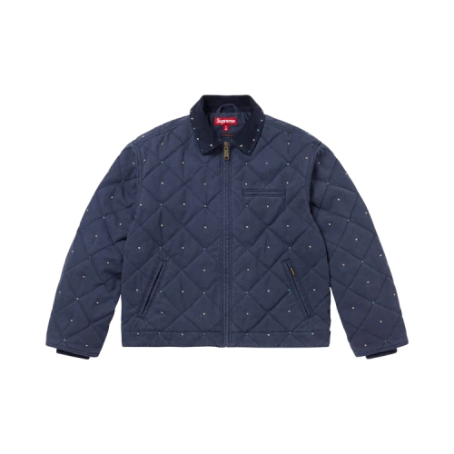 Supreme x B.B. Simon Quilted Work Jacket 'Navy'
