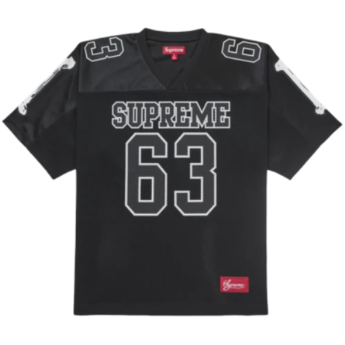Supreme Bones Football Jersey 'Black'