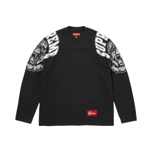 Supreme Mascot Long-Sleeve Football Top 'Black'