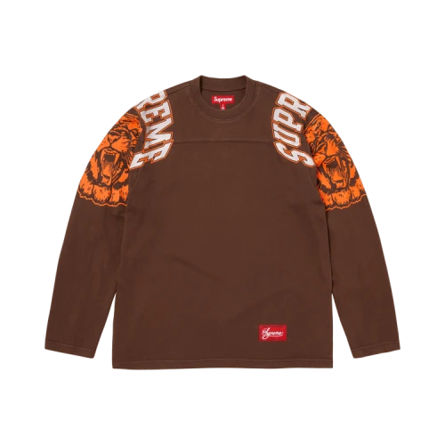 Supreme Mascot Long-Sleeve Football Top 'Brown'