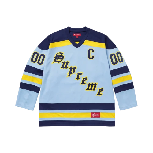 Supreme Fire & Ice Hockey Jersey 'Light Blue'
