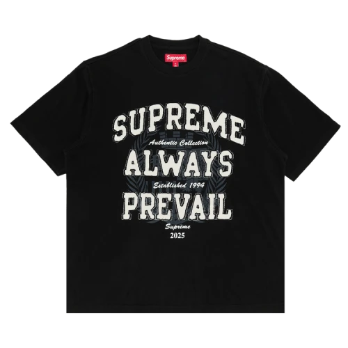 Supreme Always Prevail Short-Sleeve Top 'Black'