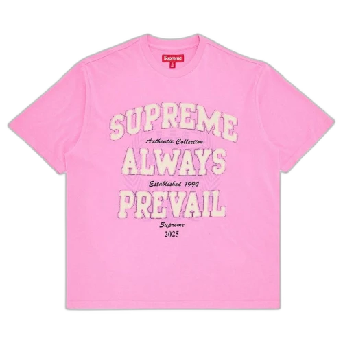 Supreme Always Prevail Short-Sleeve Top 'Pink'