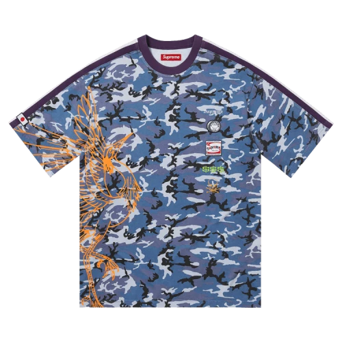 Supreme Crane Short-Sleeve Top 'Blue Camo'