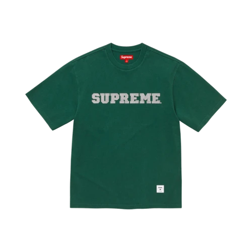 Supreme Collegiate Appliqué Short-Sleeve Top 'Dark Green'