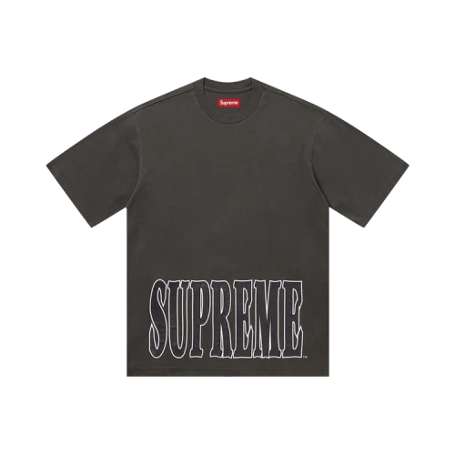 Supreme Cracked Stretch Short-Sleeve Top 'Black'