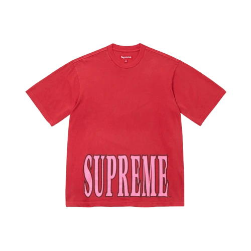 Supreme Cracked Stretch Short-Sleeve Top 'Red'