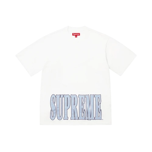 Supreme Cracked Stretch Short-Sleeve Top 'White'