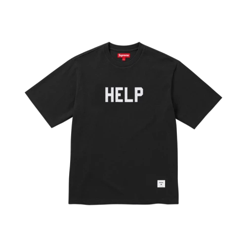 Supreme Help Short-Sleeve Top 'Black'