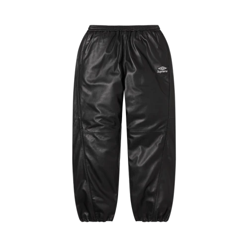 Supreme x Umbro Leather Track Pant 'Black'