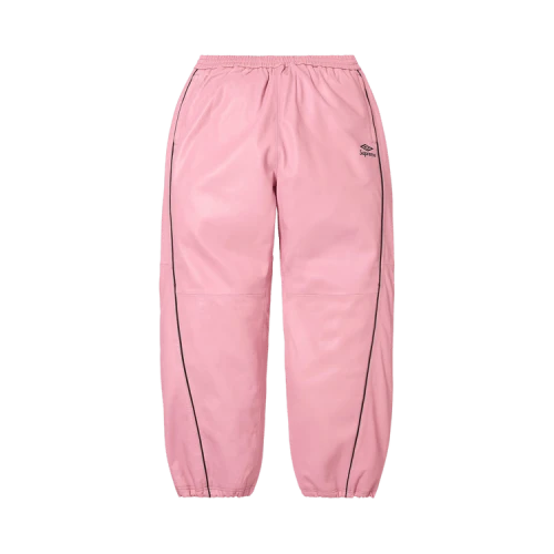 Supreme x Umbro Leather Track Pant 'Pink'