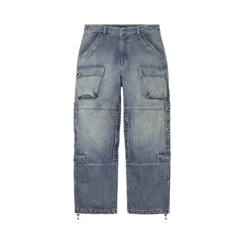 Supreme x Y’s Denim Utility Pant 'Washed Blue'