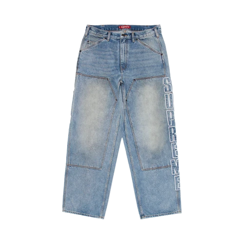 Supreme Reflective Double Knee Pant 'Denim'