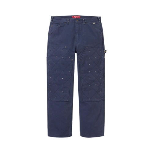 Supreme x B.B. Simon Quilted Double Knee Painter Pant 'Navy'