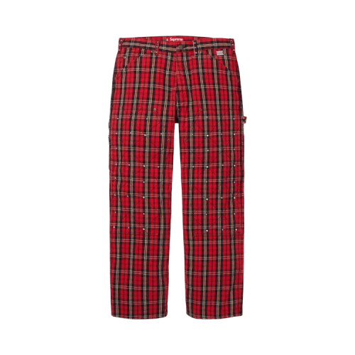 Supreme x B.B. Simon Quilted Double Knee Painter Pant 'Plaid'